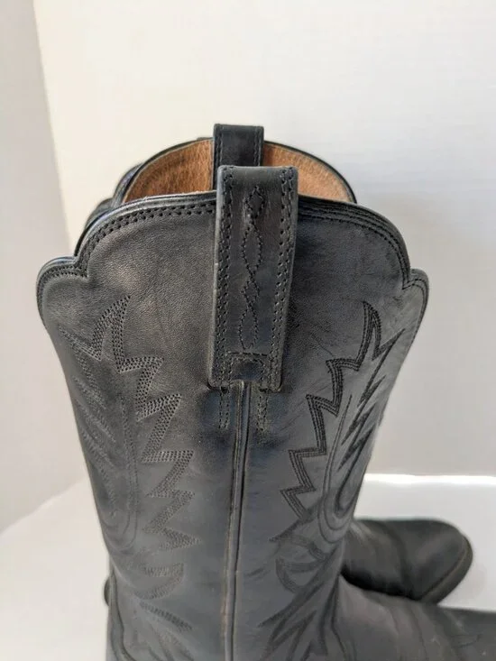 Ariat Heritage R Toe Western Boots Black Leather Women’s 7B Style 15701 Cowboy - Picture 14 of 16